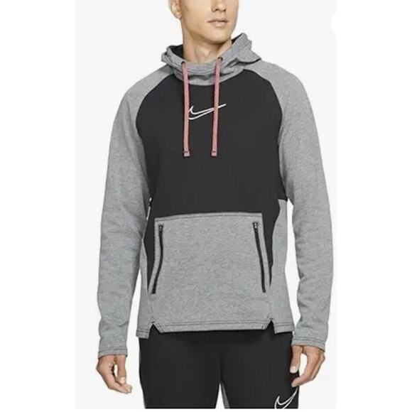 Nike Mens Medium - Thermafit Colorblock Pullover Hoodie - Zippered Pockets - Picture 1 of 10
